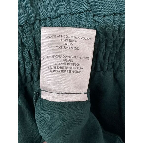 City Studios Women's Junior's Surplice-Neck Fit & Flare Dress - Hunter Green XS - Picture 5 of 8